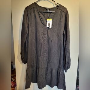 NEW-Buffalo David Bitton Black Dress, Size Small